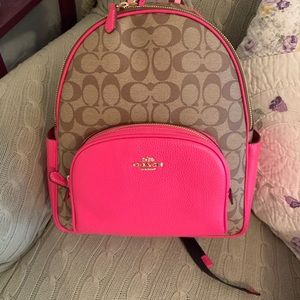 New with tags coach back pack